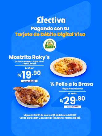 Pregunta por tus combos en Roky´s desde S/19.90