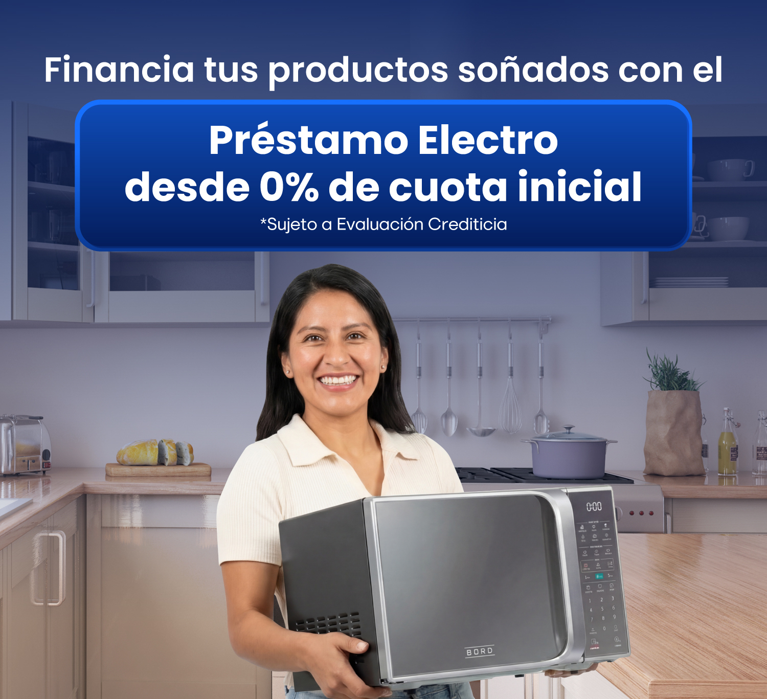 Solicita tu Préstamo Electro desde 0% de cuota inicial