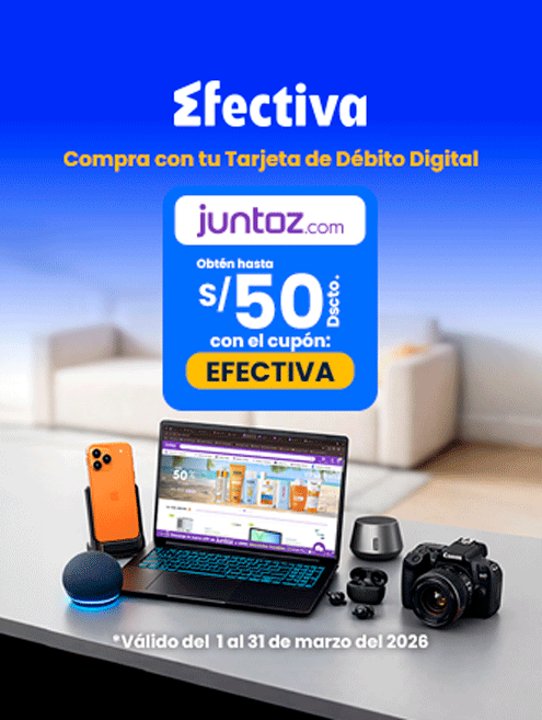 ¡Hasta S/50 de descuento en Juntoz!