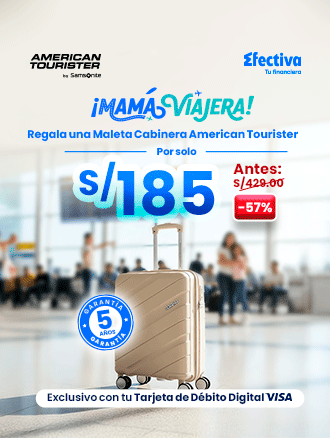 ¡Regala a Mamá una maleta cabinera  American Tourister!