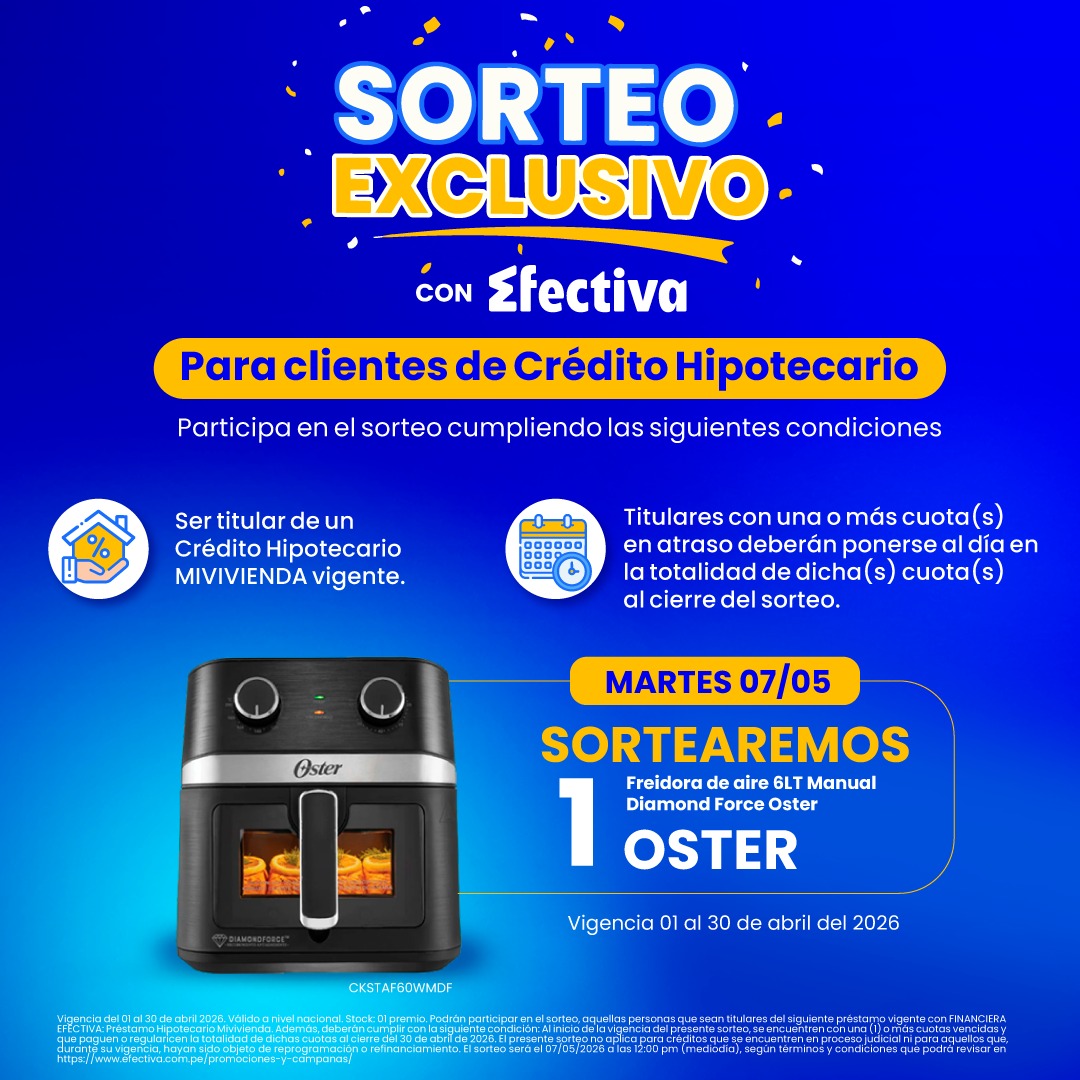 ¡Ponte al día y participa por una freidora de aire Oster!