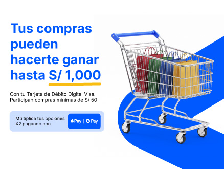 ¡Gana hasta S/1000 por tus compras! Serán 3 ganadores