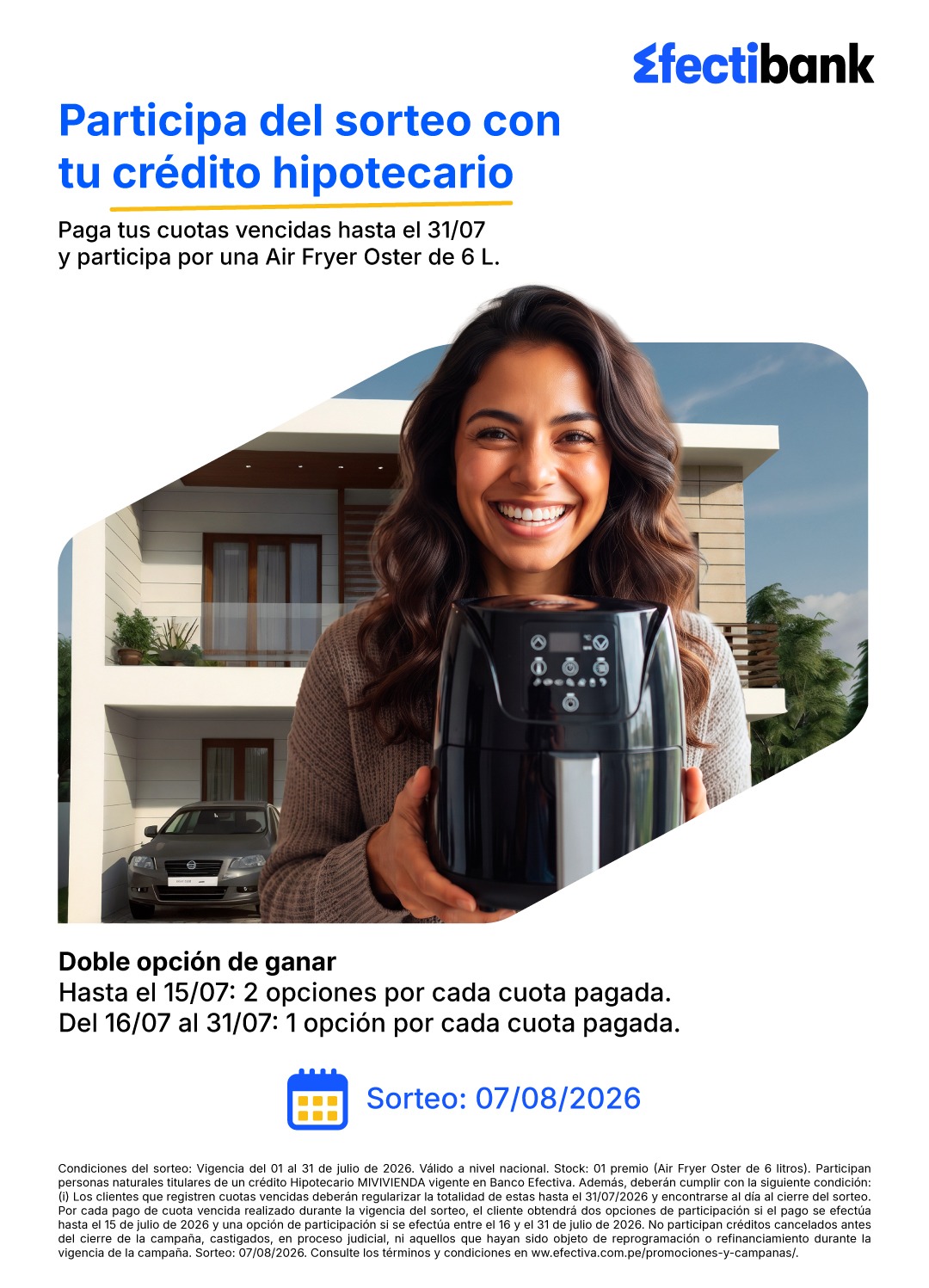 ¡Paga tus cuotas y participa por una Air Fryer!