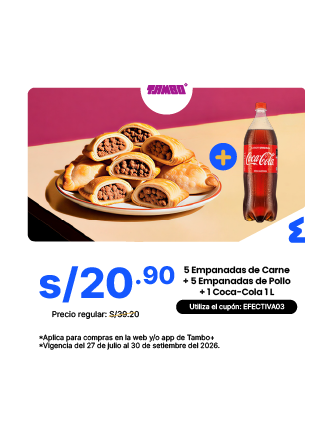 ¡Combos en Tambo desde S/20.90!